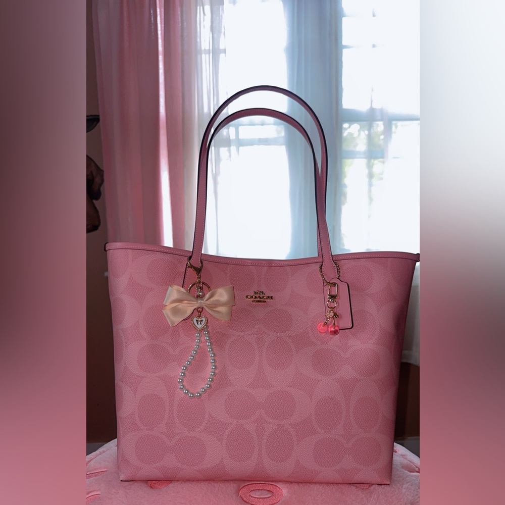 Coach Pink Tote Bag